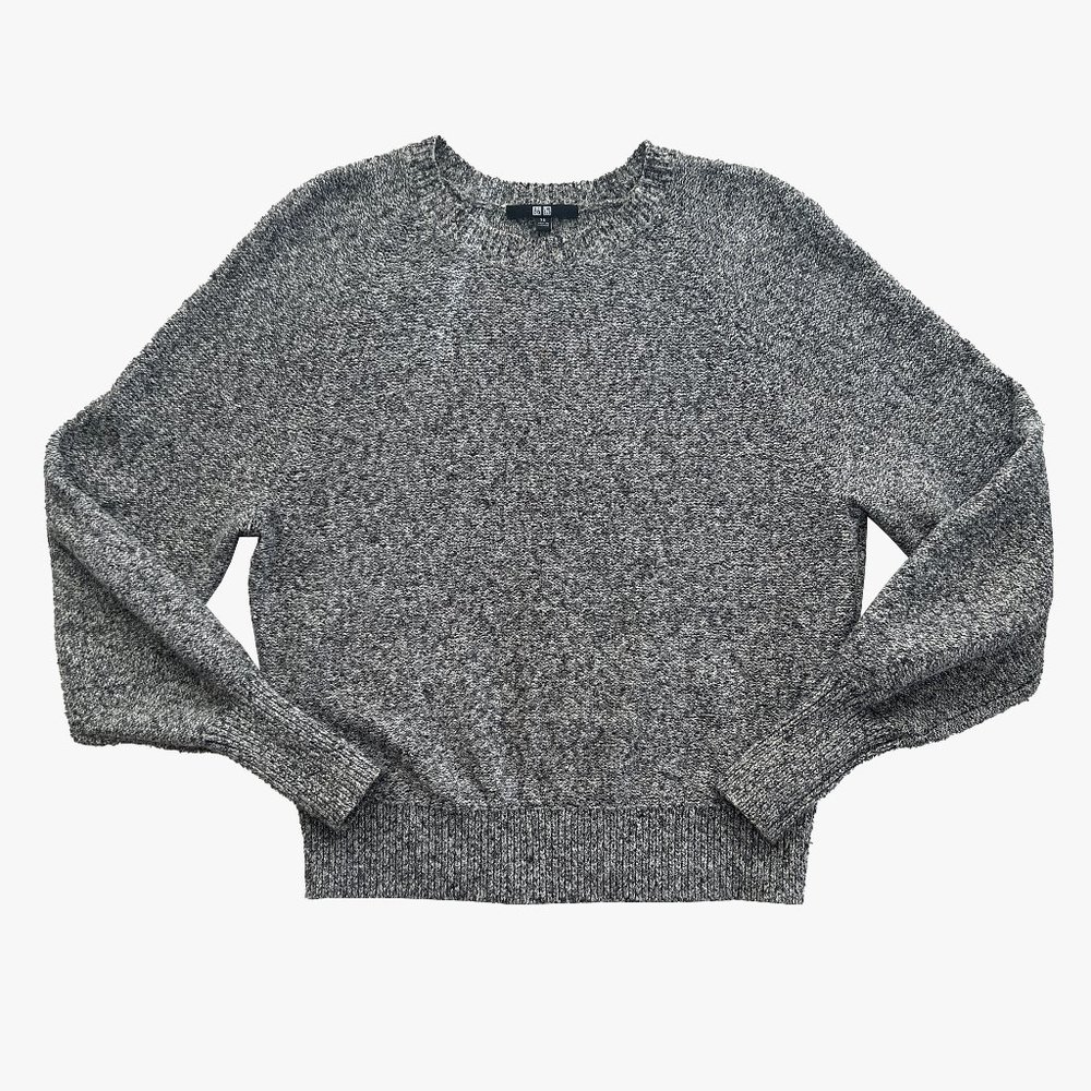 Uniqlo cropped balloon-sleeve sweater‎ • size S